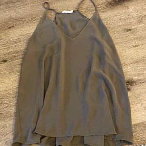 Lush chiffon type tank top